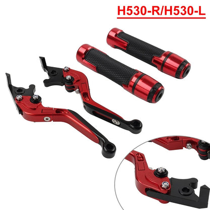Folding Extendable Brake Clutch Levers Grip Set for Yamaha TMAX 500/560 (2001-2023)