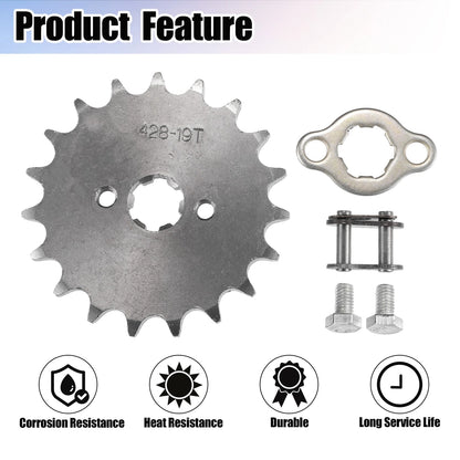 19T 17mm Front Engine Sprocket for Dirt Bike Mini Bike