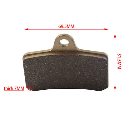 Front Brake Pads for APRILIA RS4 50 (4T) 2011-2014, DERBI GPR, PEUGEOT NK7 XR7
