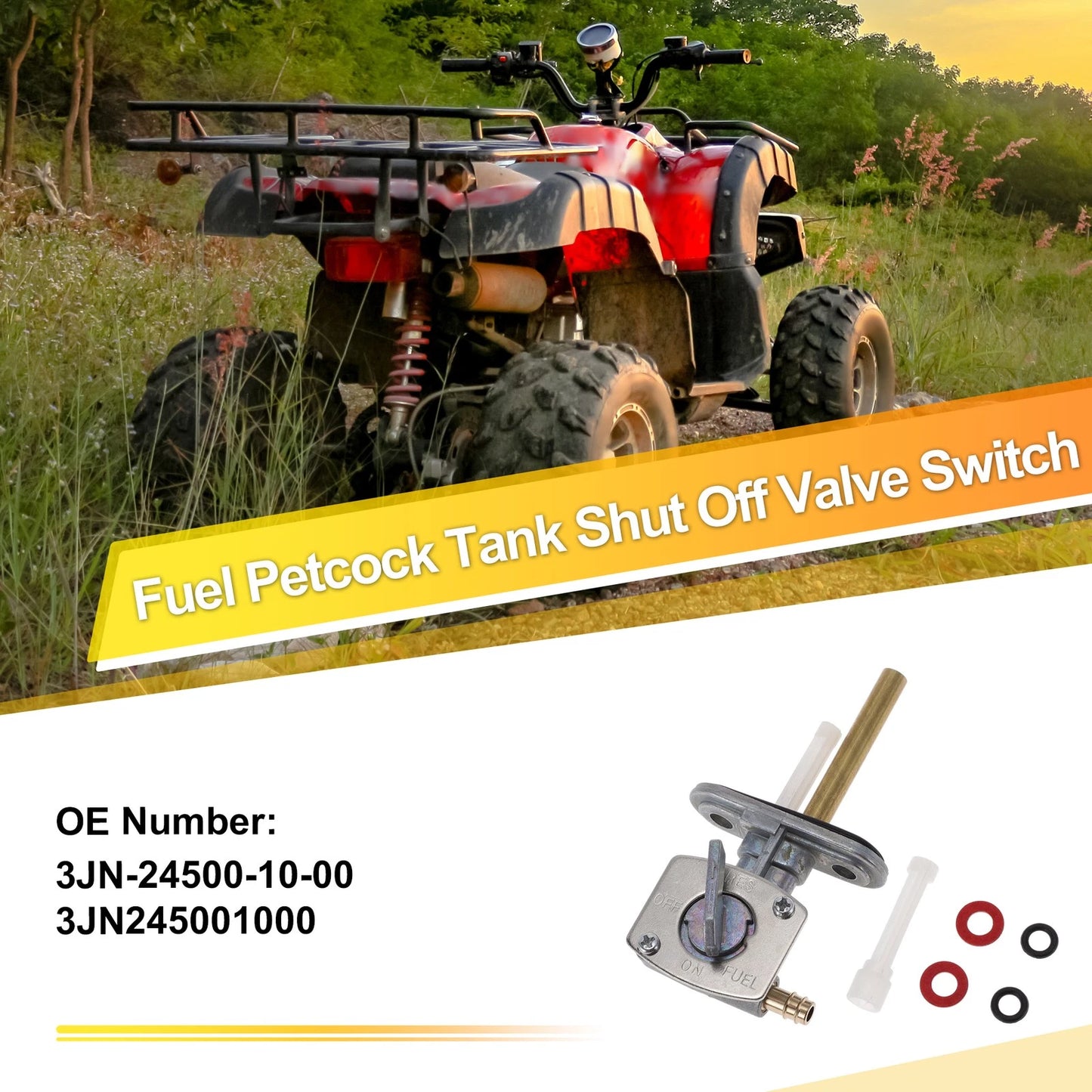 ATV Fuel Valve Petcock Gas Tank Switch for Yamaha Bear