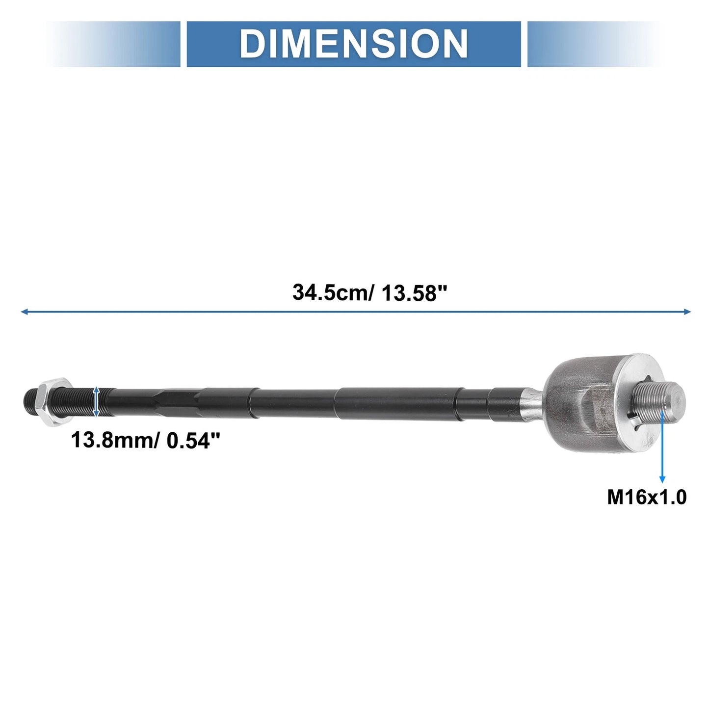 Front Inner Tie Rod Ends for Nissan Altima, Maxima (2002-2008)