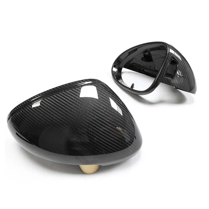 Real Carbon Fiber Replace Mirror Cover Caps For Porsche Macan 2015-2020