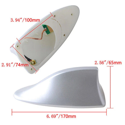 Ebony Shark Fin Roof Antenna Cover for 2015-2019 Hyundai Sonata Elantra