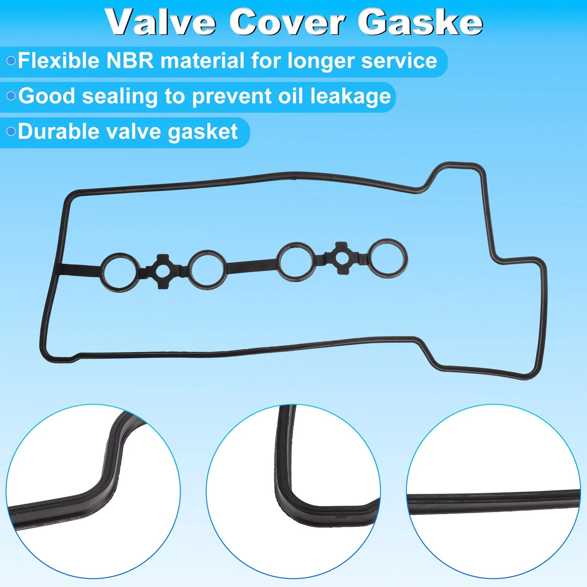 Valve Cover Gasket for Toyota Vios (2002-2008) - NBR 1 pcs
