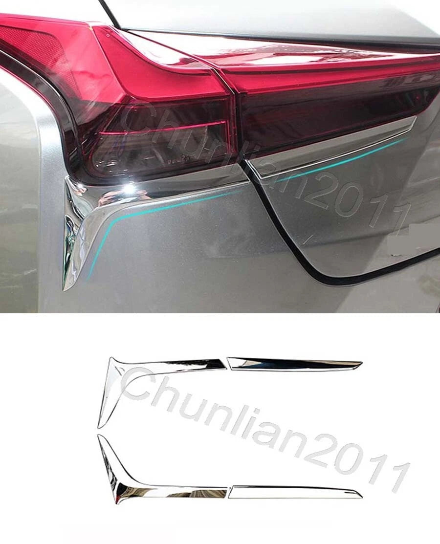 Chrome Rear Tail Light Eyelid Lamp Cover Trim for Lexus UX 200 250h (2019-2023)