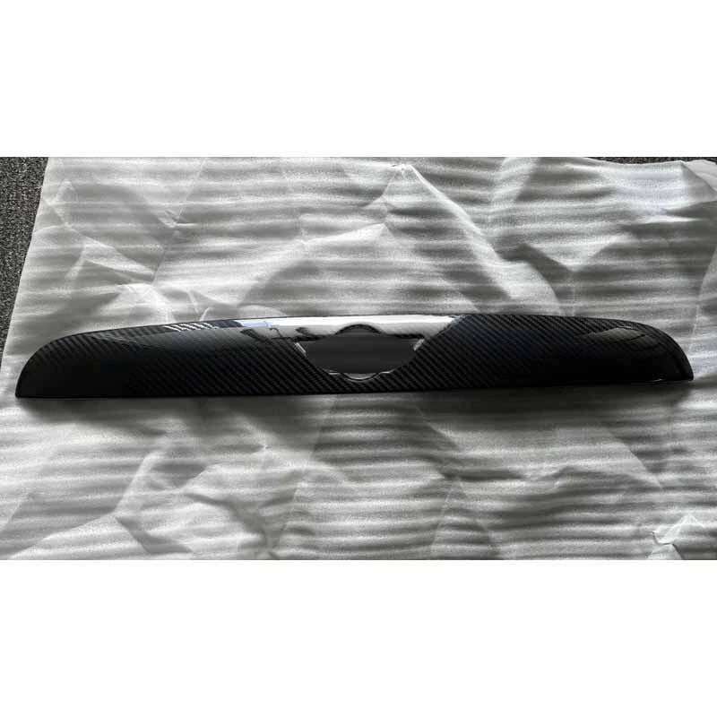 Carbon Fiber Rear Trunk Tailgate Handle Panel Cover for Mini F55-57 2014-2017