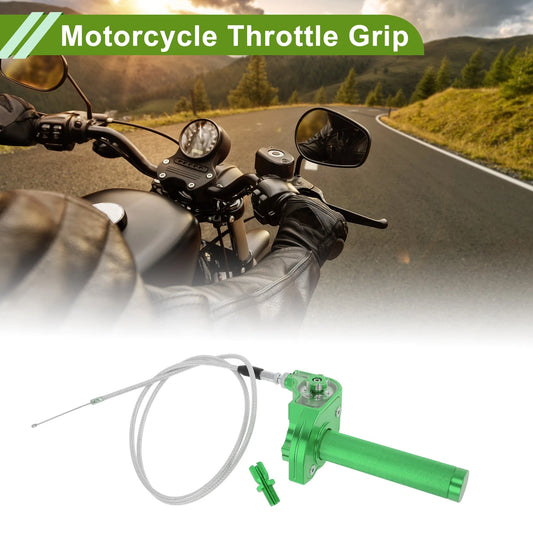 22mm CNC Aluminum Alloy 7/8″ Handlebar Green for Motorcycle