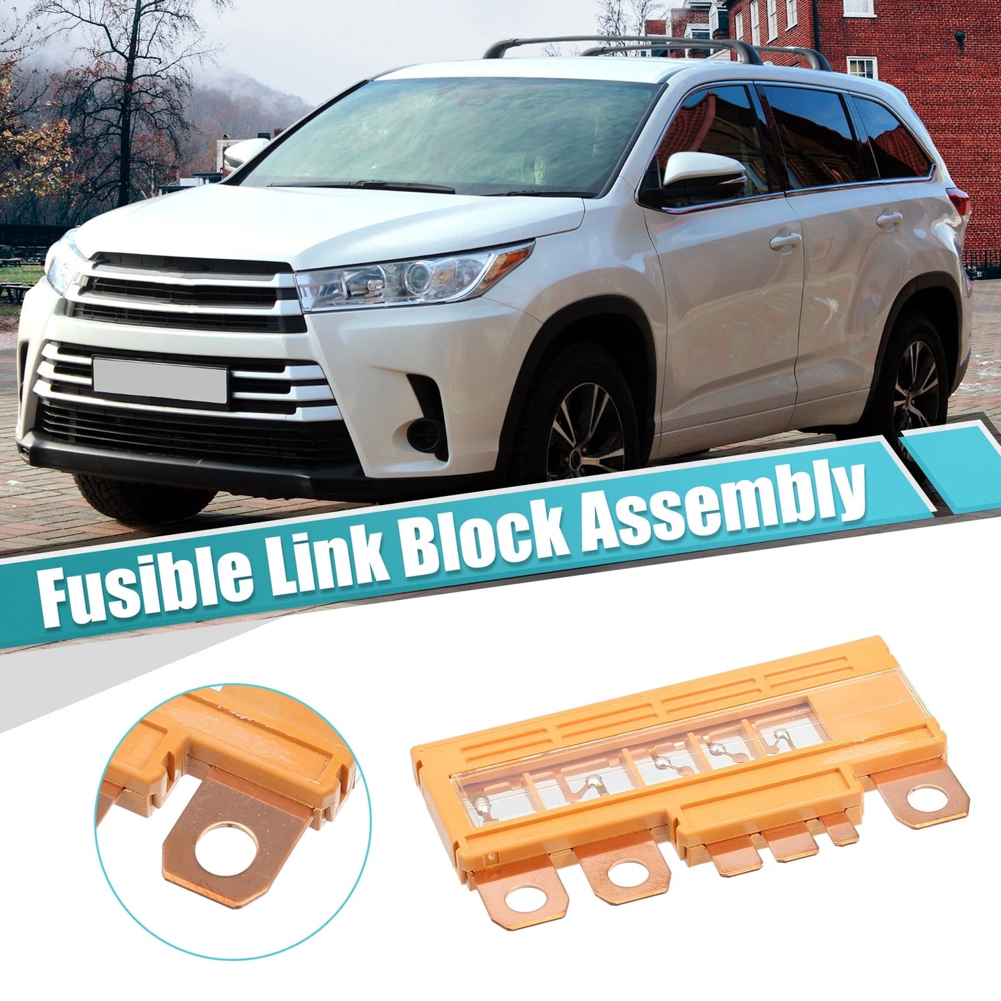 Orange Fusible Link Block Assembly Multilink Fuse for Toyota Highlander Venza