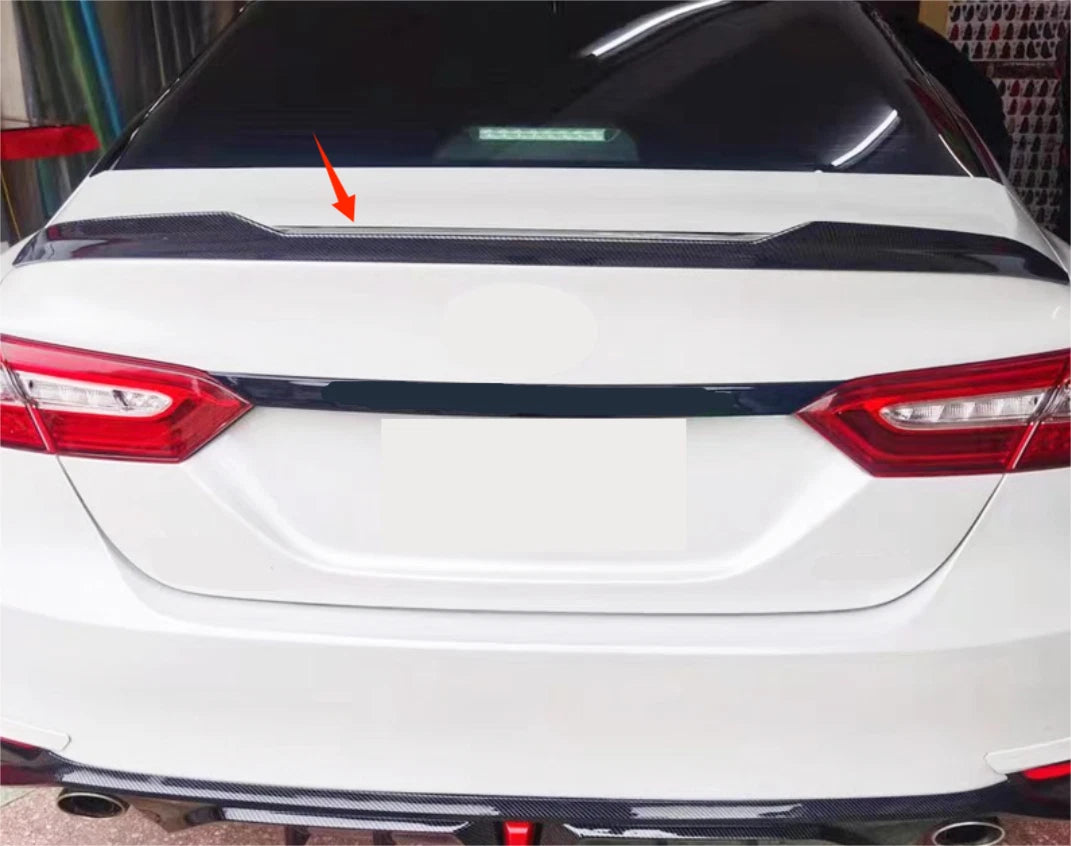 Rear M4 Style Spoiler Wing for 2018-2024 Toyota Camry Sedan Carbon Fiber (2018-2024)