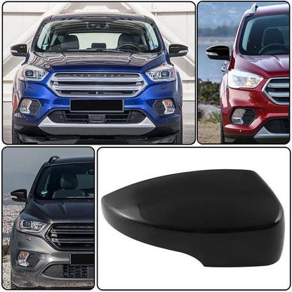 Wing Mirror Cover Cap Assembly Right Side Black for Ford Kuga Escape (2013-2019)