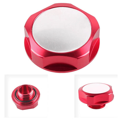 Red Engine Oil Filler Cap & Fuel Tank Cover for Nissan Models