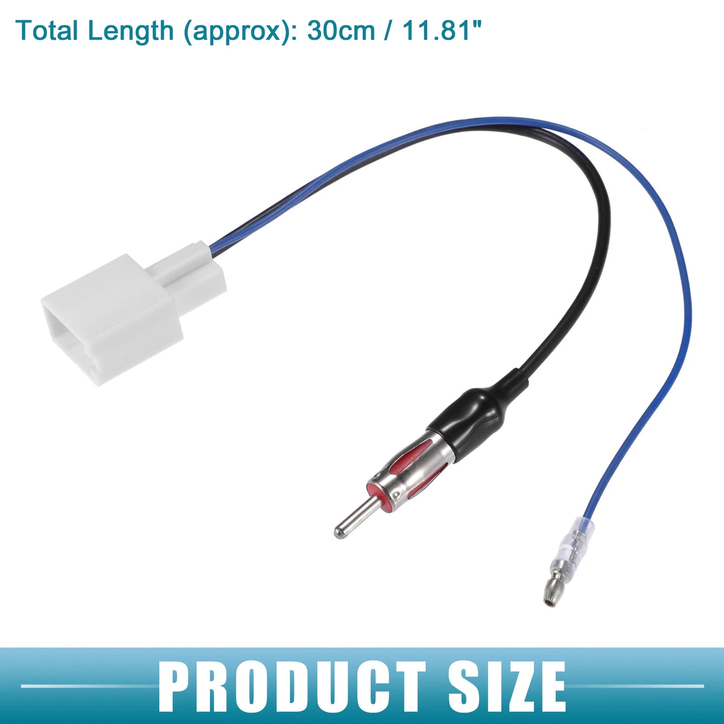 Stereo CD Player Radio Wiring Harness & Antenna Adapter for Toyota (2010-2019)
