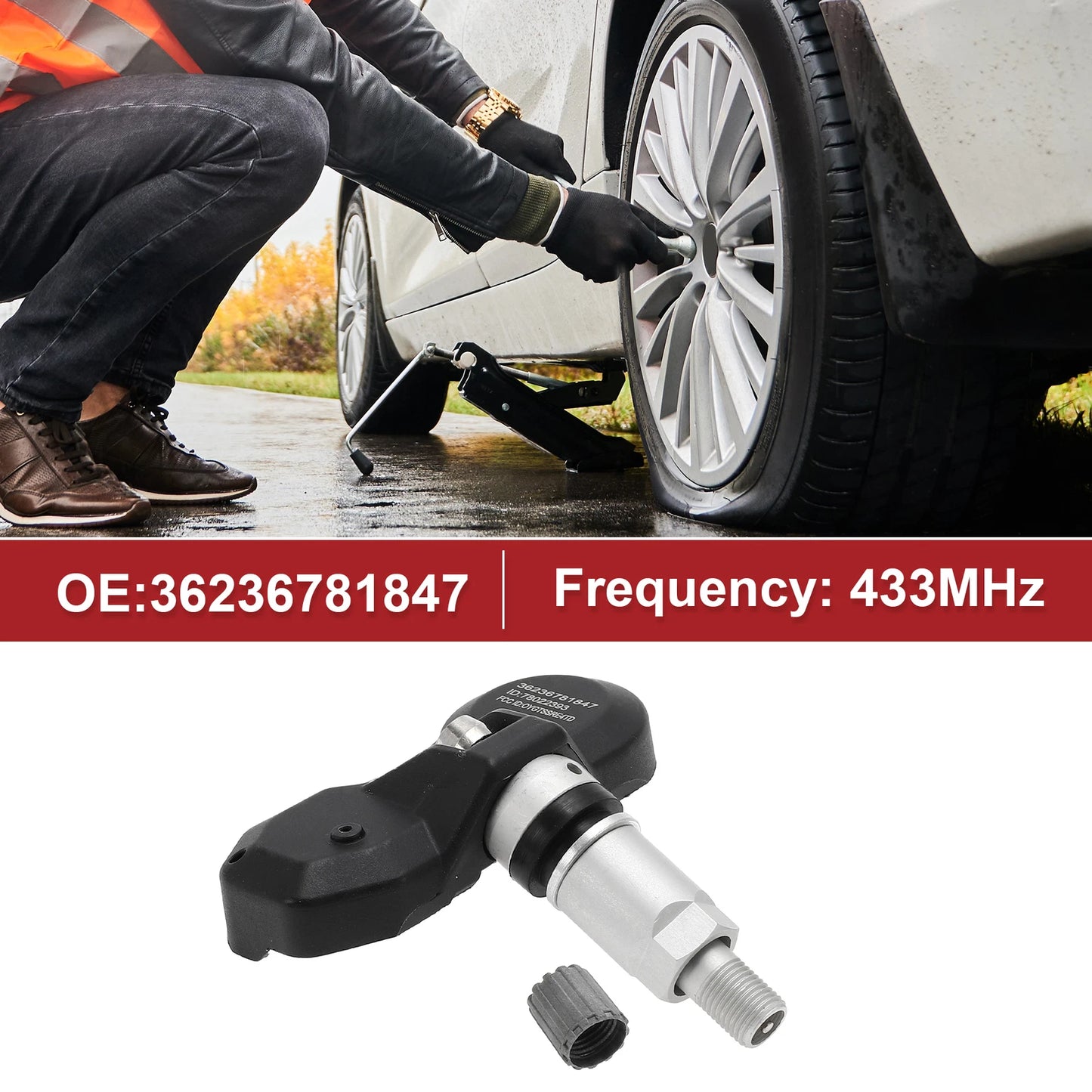 Tire Pressure Sensor 433MHz for Mini Cooper Countryman (2011-2013)