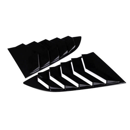 Window Side Louver Cover Trim  Black for Toyota 86 Subaru BRZ (2012-2020)