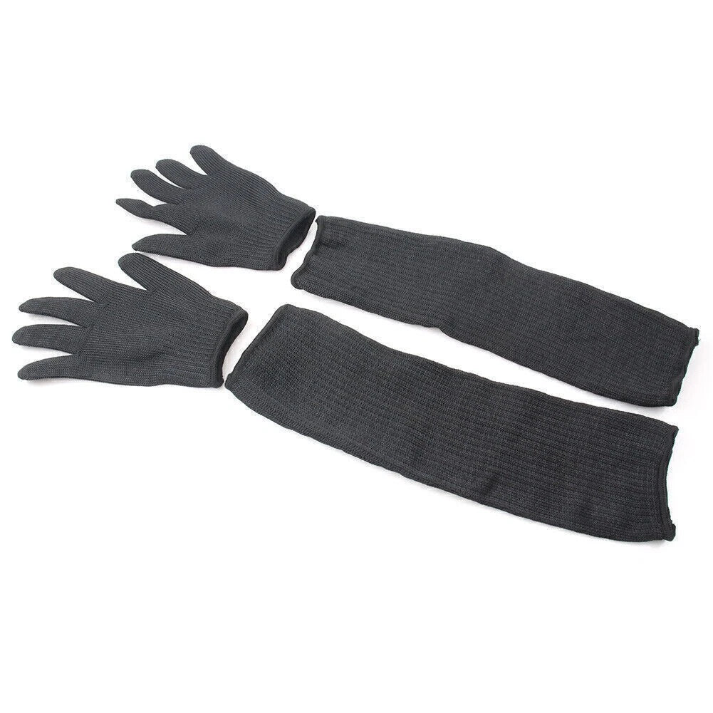 Cut Proof Gloves - Safety Stab Resistant Stainless Steel Mesh for Butchers