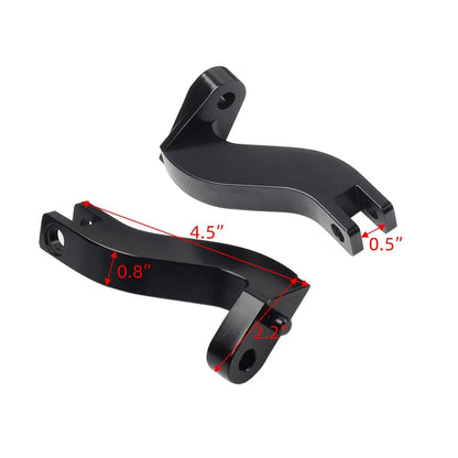 Alu Front Floorboard & Rear Foot Pegs with Mounts for Harley Touring (1993-2023)