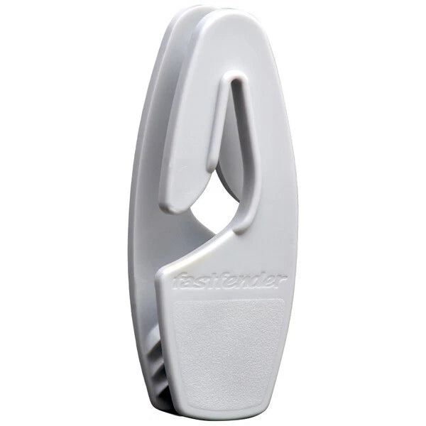 Boat Fender Clip Fastfender for Wire Lines - Light Grey