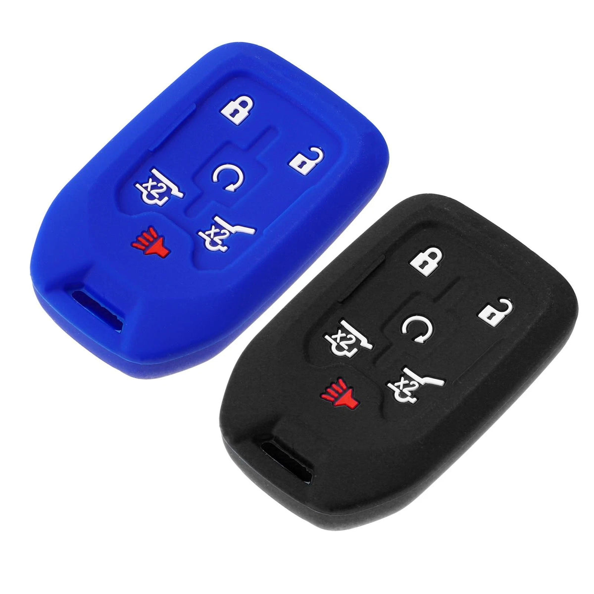 Silicone Key Fob Case Cover for Chevrolet Suburban (2015 - 2020)