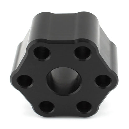 Black Solid Supercharger Coupler Isolator for Jaguar Land Rover 3.0L (2013-17)