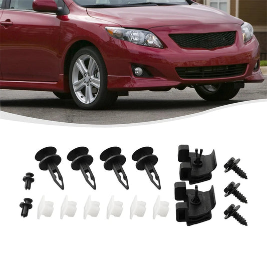 17 Pcs Front Bumper Clips for Toyota Corolla (2009-2019)
