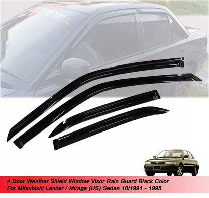 Visor Monsoons for Mitsubishi Lancer Sedan (1991-1995)