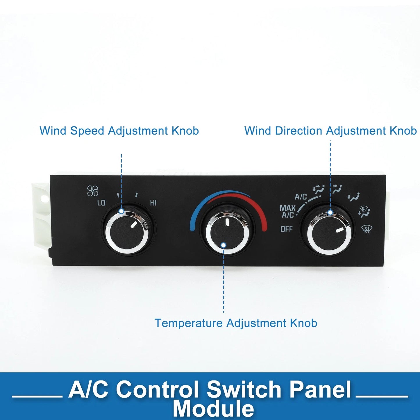 HVAC A/C Heater Climate Control Panel 1500 2500 3500 4500 for Chevrolet Express