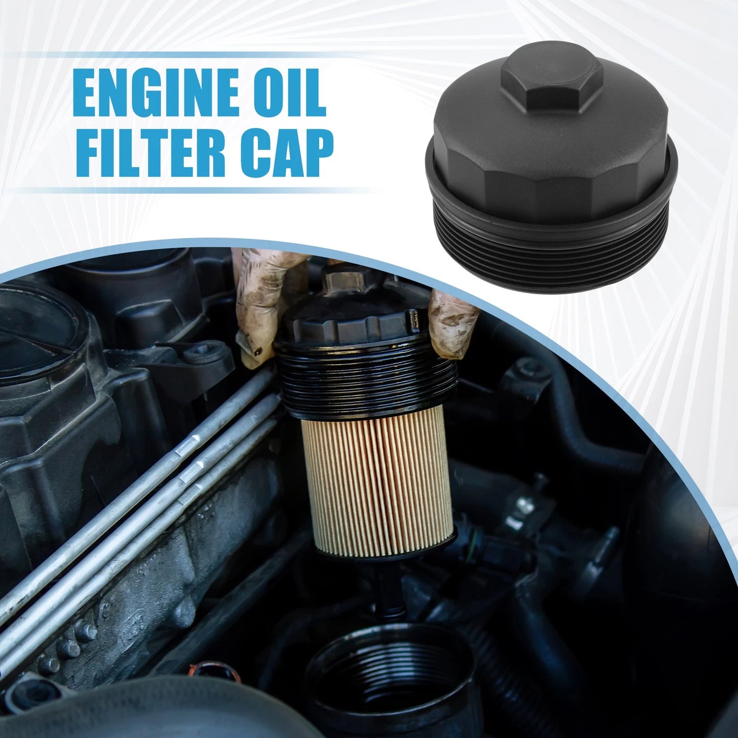 Engine Oil Filter Housing Cover for BMW 540i E39 (1997-2003)