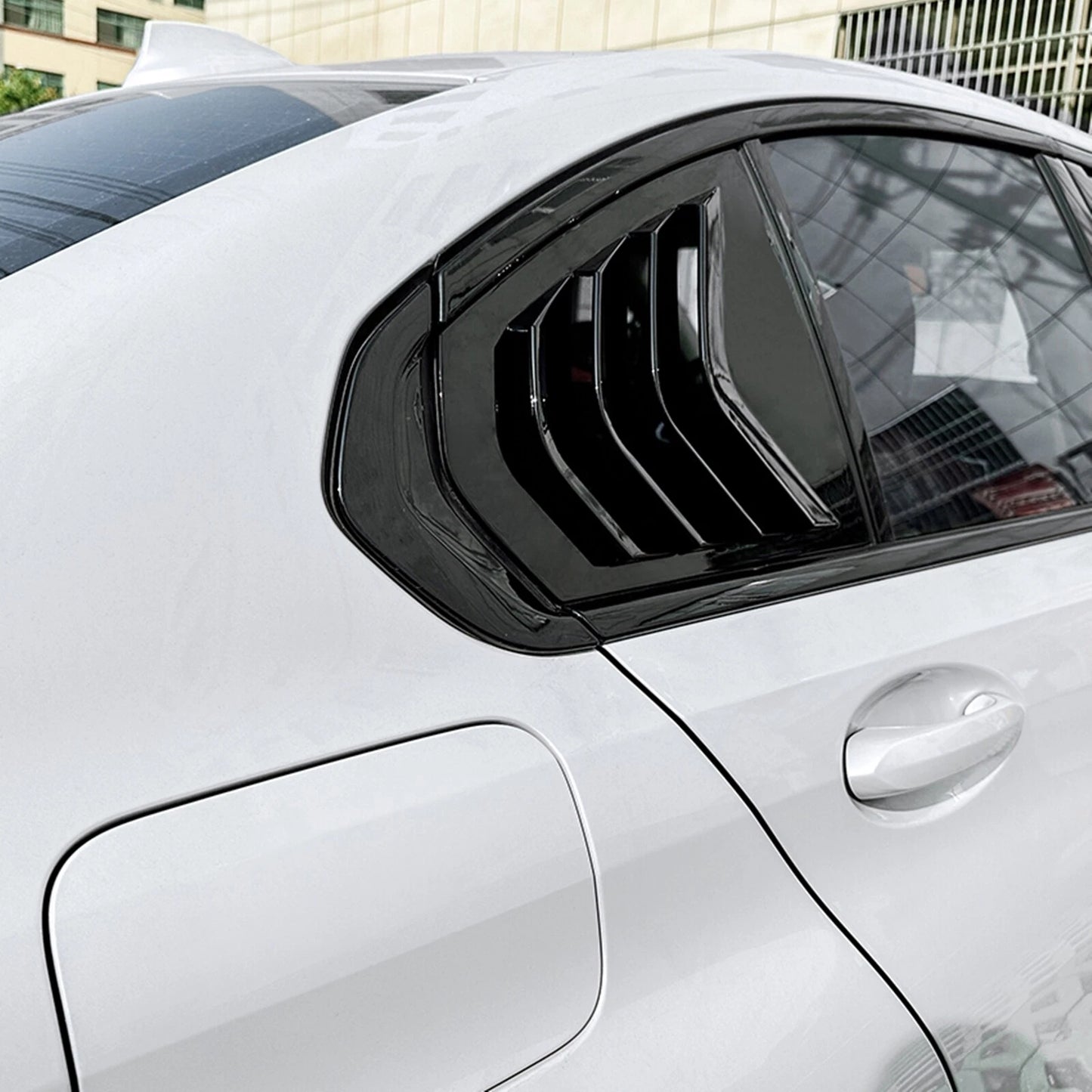 Rear Window Louver Trim for BMW 3 Series G20 (2019-2023) Gloss Black