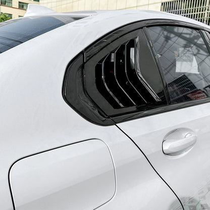 Rear Window Louver Trim for BMW 3 Series G20 (2019-2023) Gloss Black