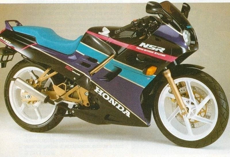 Inox Tête de fourche boulons & pare-brise for Honda NSR125 (1988–1993)