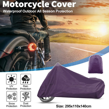 XXXL Motorcycle Cover for Make Model Universal Scooter Waterproof Purple