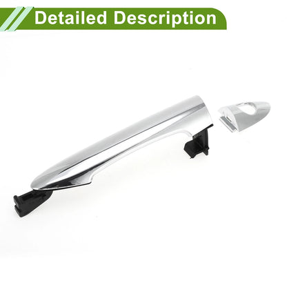 Exterior Door Handle for Hyundai Kia Silver Tone Front Left (2011-2016)