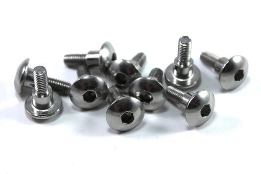 10x 6mm m5 Fairing Bolts Pan Allen Head Stainless Steel for Motorcycle