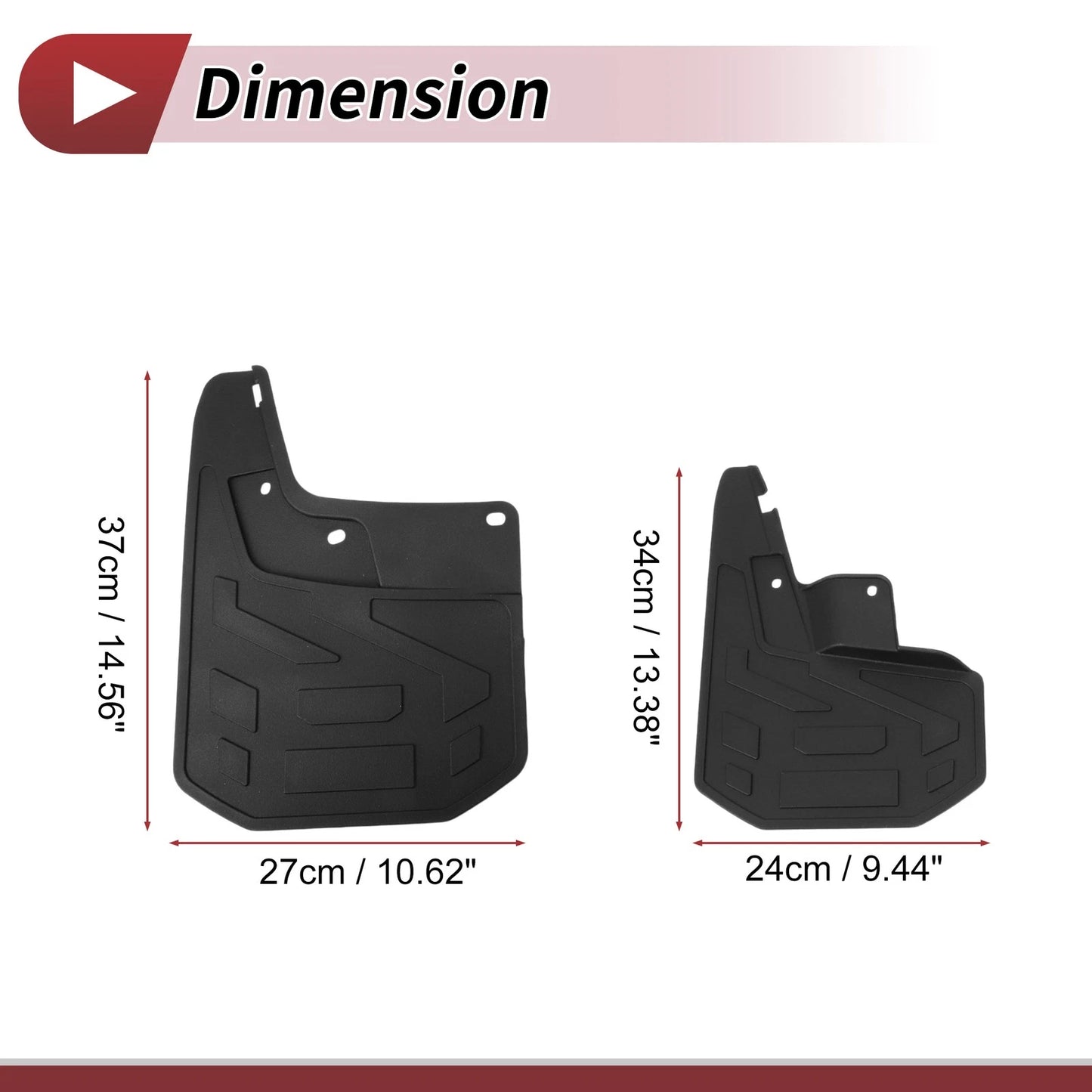 Mud Flaps Splash Guards 1 Set for Chevrolet Colorado (2023-2024)