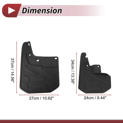 Mud Flaps Splash Guards 1 Set for Chevrolet Colorado (2023-2024)