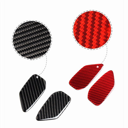 2 x Door Bowl Panel Cover Trim for Chevrolet Camaro (2016-2024) Carbon Fiber Red
