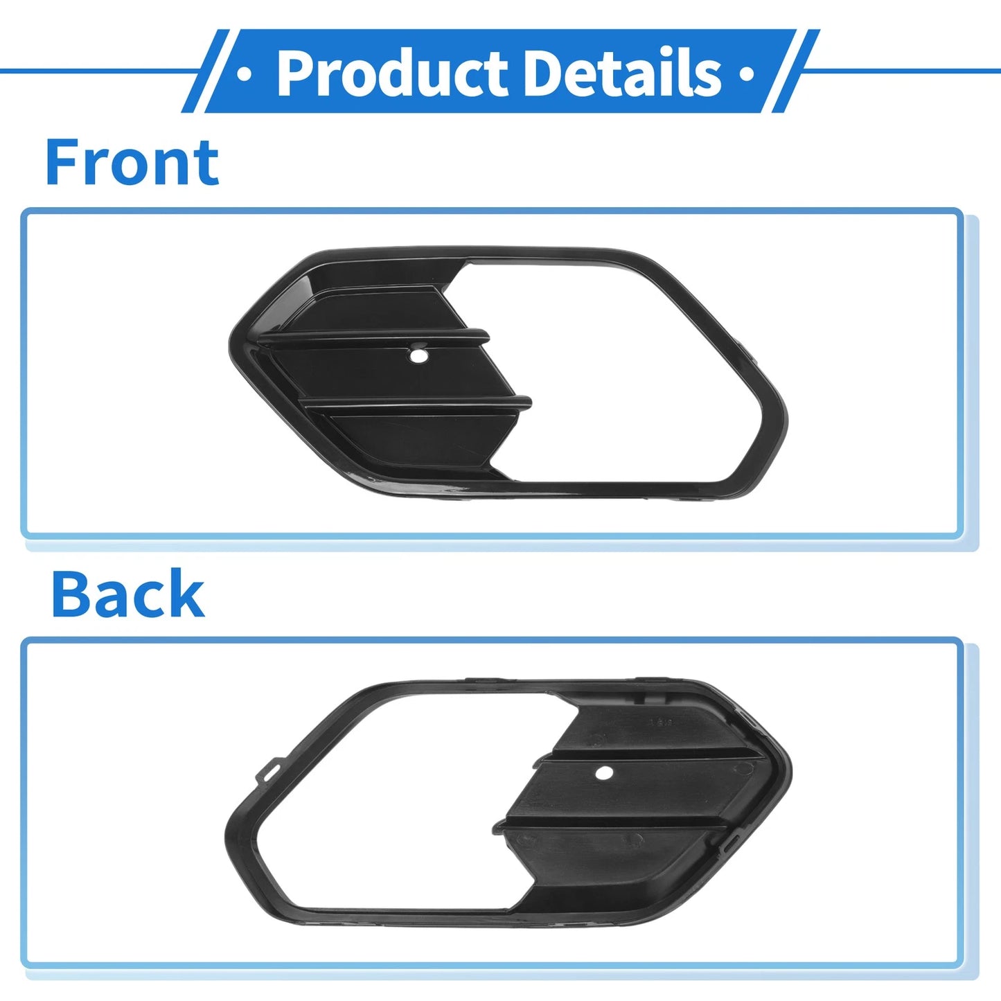 Front Left Fog Light Grill for Ford Escape (2017-2019)