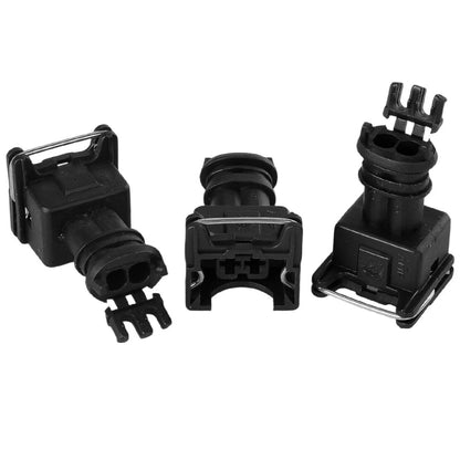 5x Fuel Injector Plug Connectors for Bosch Jetronic EV1 Injectors