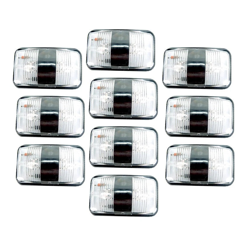 10 x Side Marker Light Clearance Lamp for Truck Trailer Caravan 10-30V Amber
