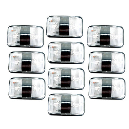 10 x Side Marker Light Clearance Lamp for Truck Trailer Caravan 10-30V Amber