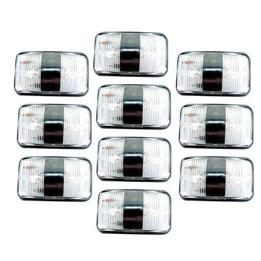 10 x Side Marker Light Clearance Lamp for Truck Trailer Caravan 10-30V Amber