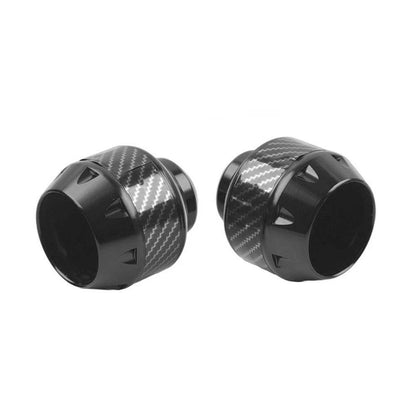 2 x Black Motorcycle Front Fork Frame Sliders for Make & Model