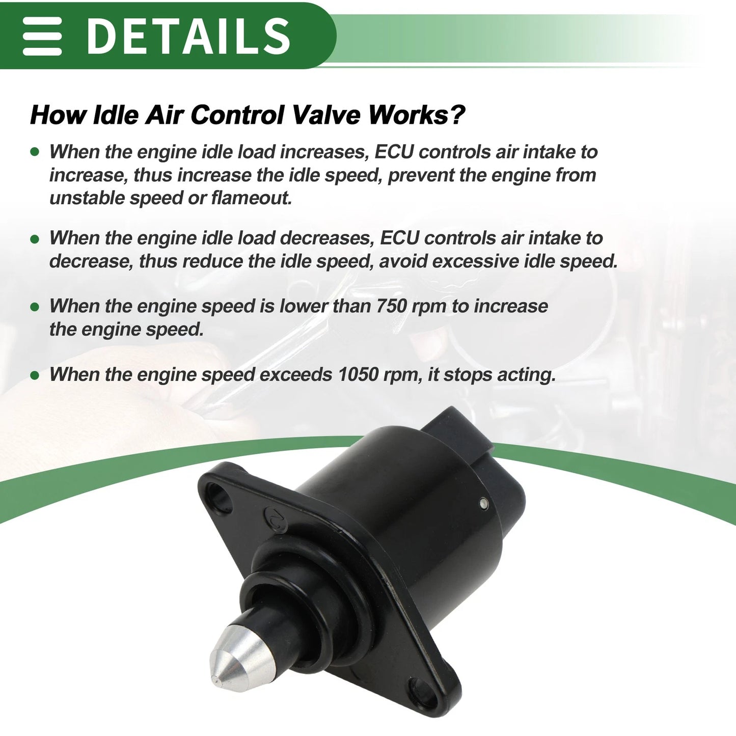 Idle Air Control Valve for Dodge Neon (1995 - 1997)