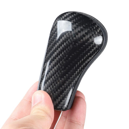 2 x Carbon Fiber Console Gear Shift Knob Covers for Nissan GTR R32 R33 R34