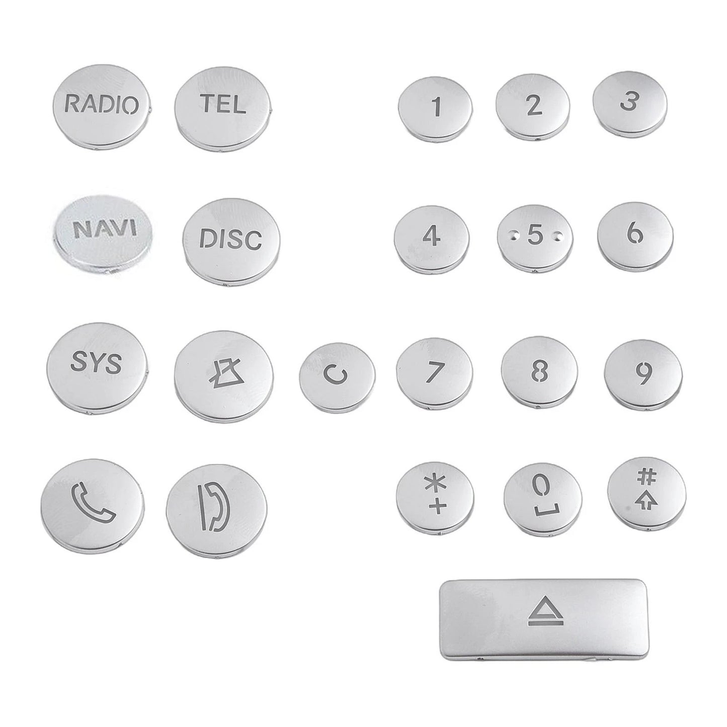 Air Conditioning CD Panel Button Trim for Mercedes C Class W204 GLK X204