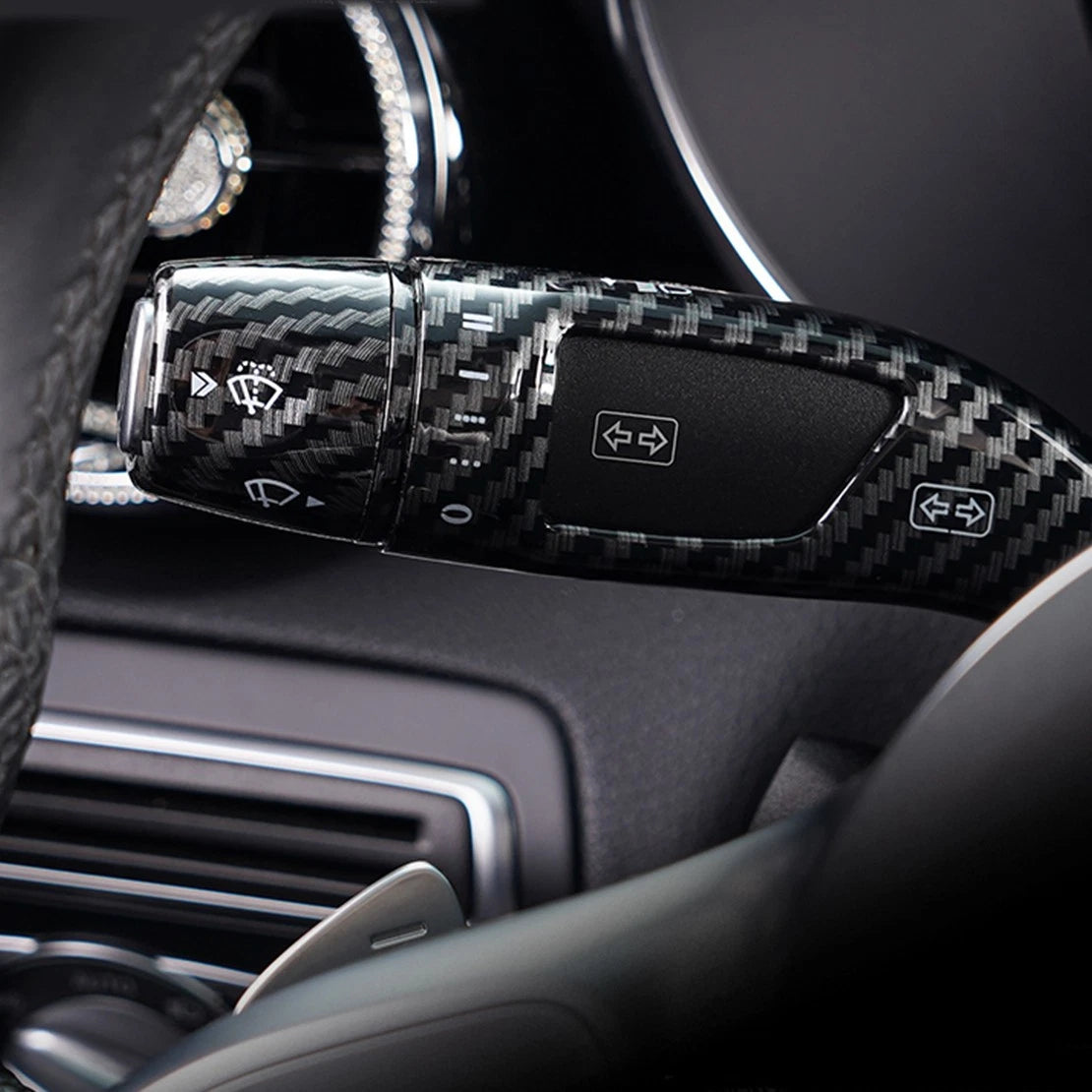 Carbon Fiber Wiper Switch Lever Trim for Mercedes Benz GLA Class (2015-2023)