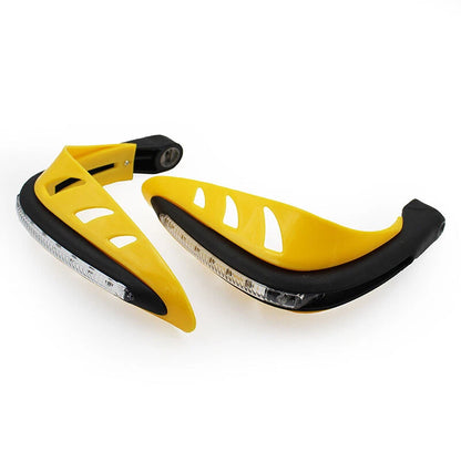 Yellow Motorcycle Handguards for Dirt Bike ATV Enduro - Universal Fit