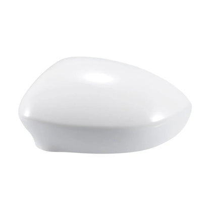 White Rearview Side Mirror Cover Caps for Fiat 500 (2007-2023)