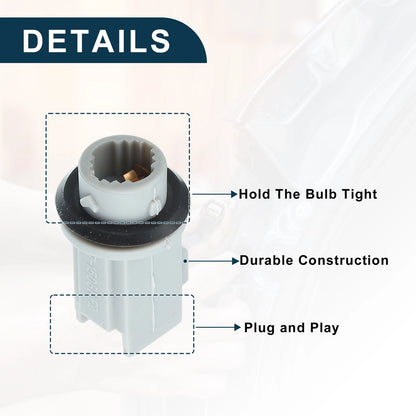 Side Marker Light Socket for Honda Civic Sidemarker Lamp Adapter