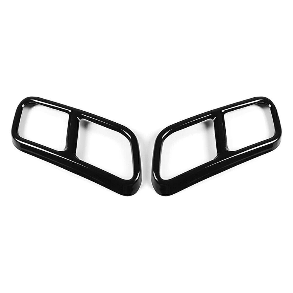 Muffler Tip Tail Pipe Cover Trim for Benz S Class W221 W222 (2010-2017)